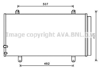 AVA QUALITY COOLING Конденсатор, кондиционер TO5698D